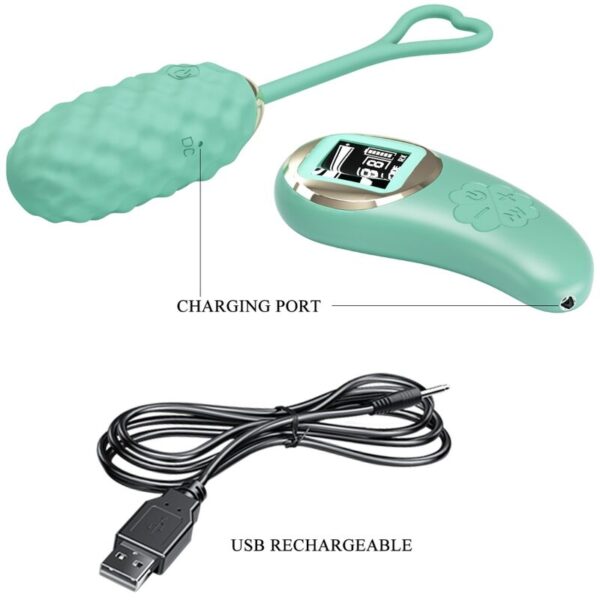 Pretty love - vivian huevo vibrador control remoto verde