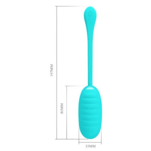 Pretty love - kirk huevo vibrador recargable verde claro