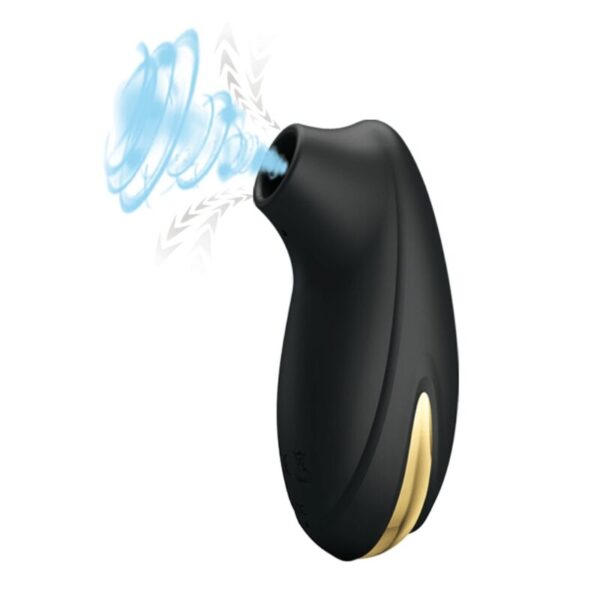 Pretty love - succionador-masajeador de lujo recargable negro