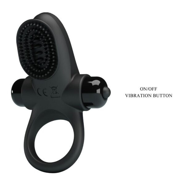 Pretty love - anillo vibrador ii para pene negro