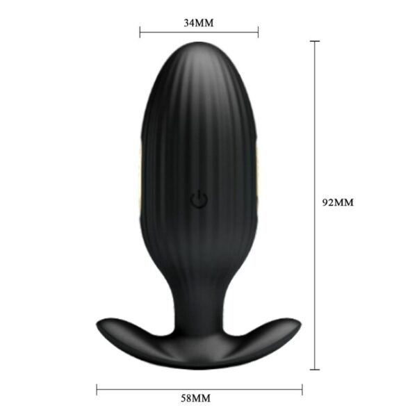 Pretty love - jefferson plug anal controlado por app negro
