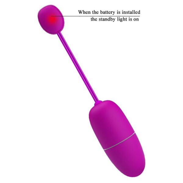 Pretty love - nymph huevo vibrador controlado por app violeta