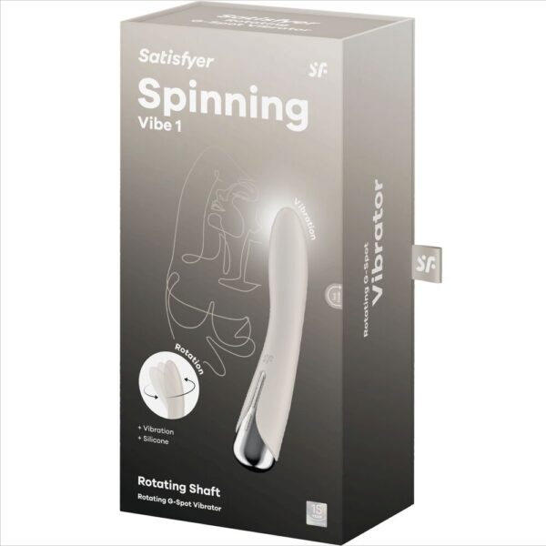 Satisfyer - spinning vibe 1 vibrador rotador g-spot beige