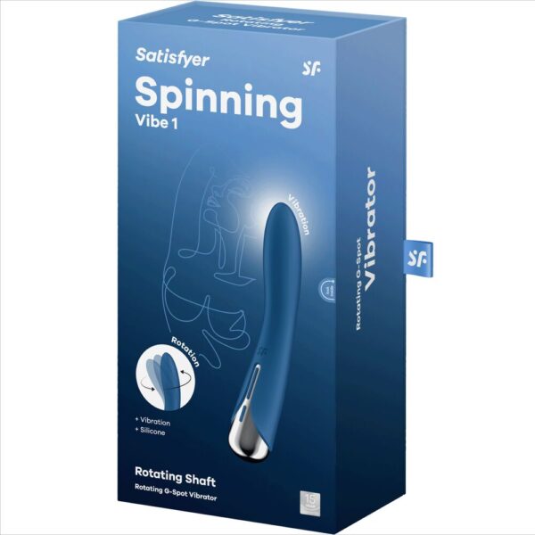 Satisfyer - spinning vibe 1 vibrador rotador g-spot azul
