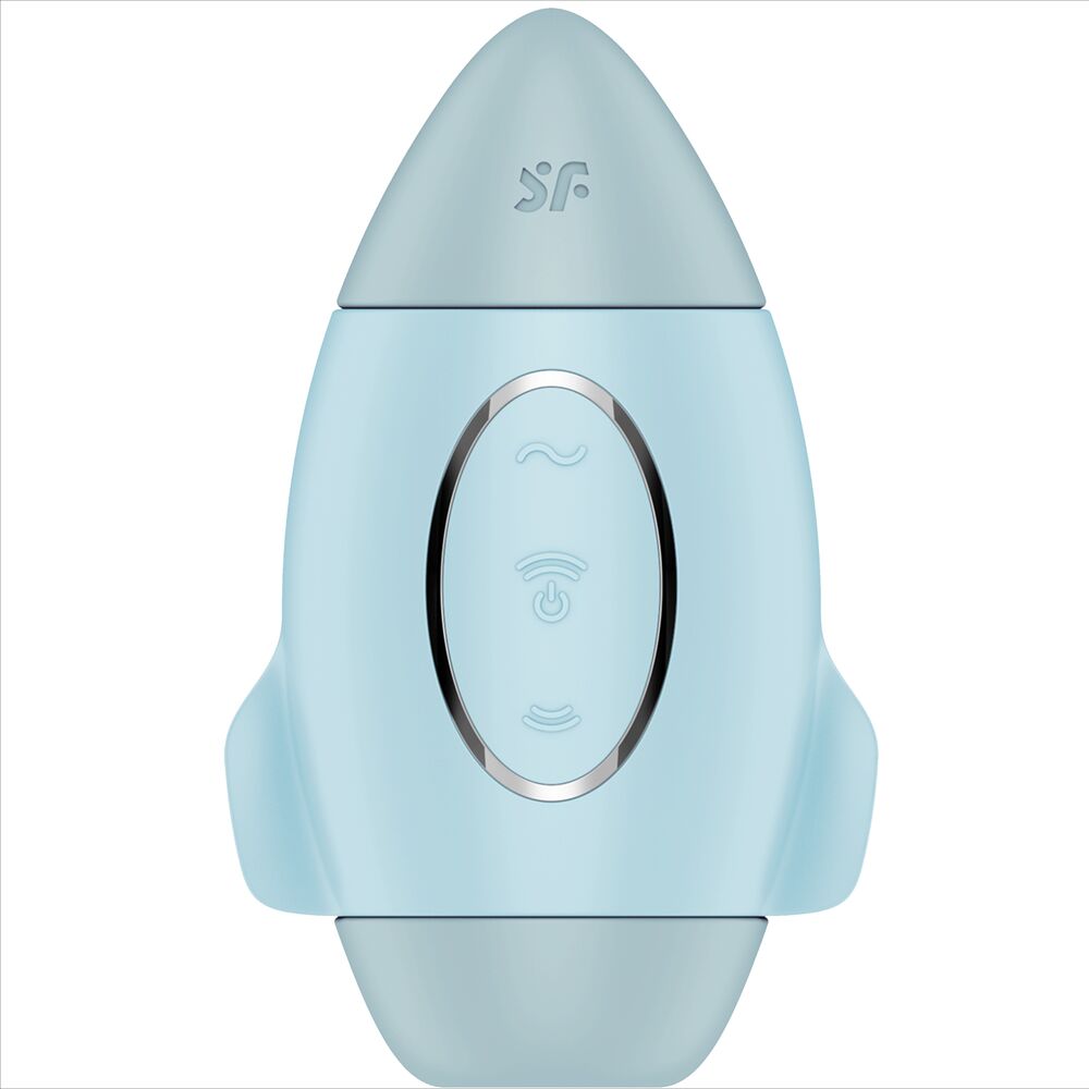 Satisfyer - mission control azul vibrador pequeÑo de doble impulso