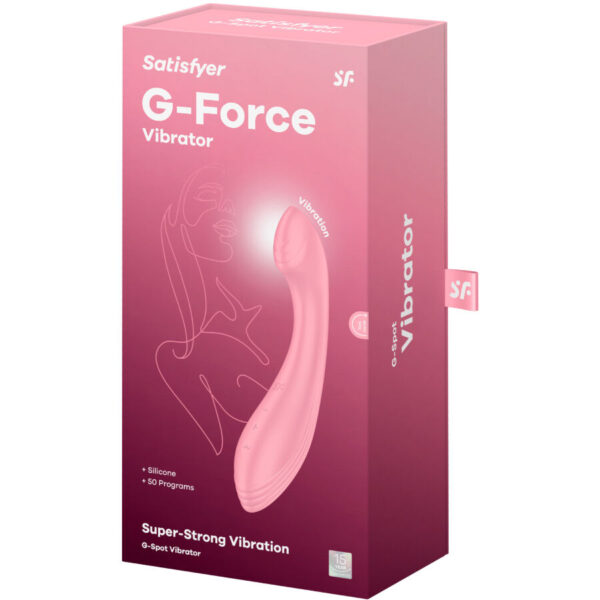 Satisfyer - g-force estimulador vibrador punto g rosa