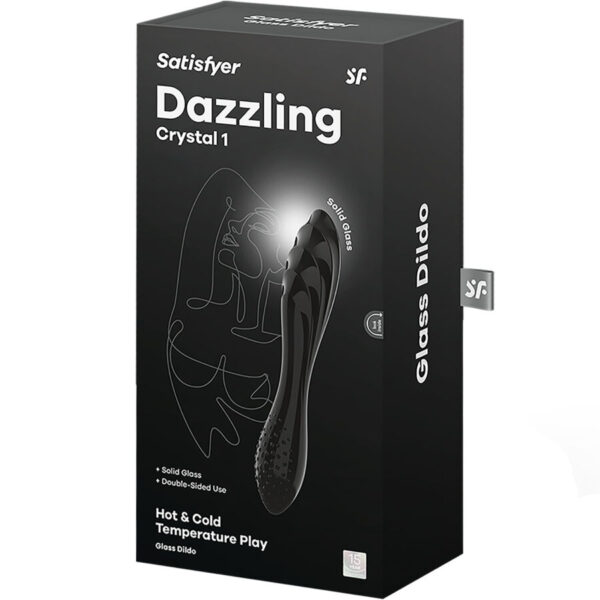 Satisfyer - dazzling crystal negro