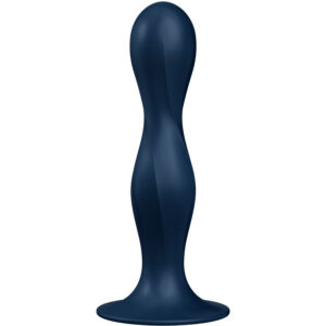 Satisfyer - double ball-r dildo silicona azul