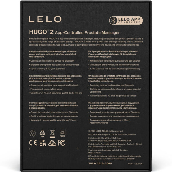 Lelo - hugo 2 masajeador de prostata verde