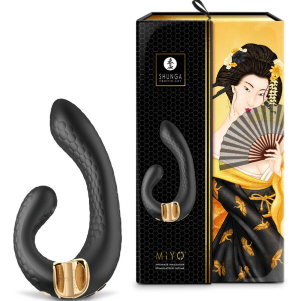 Shunga - miyo masajeador intimo negro