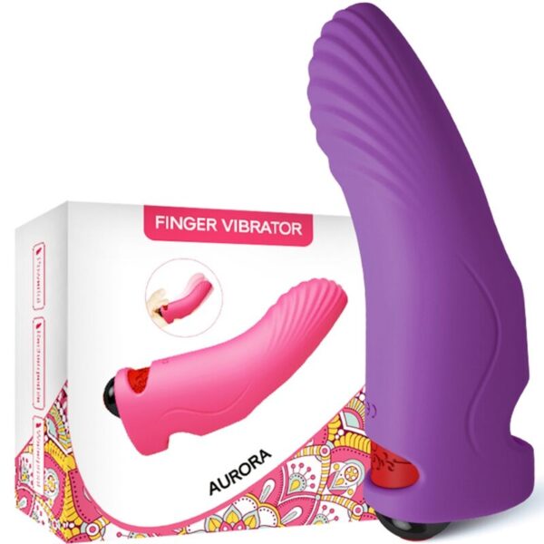 Armony - aurora vibrador dedal violeta