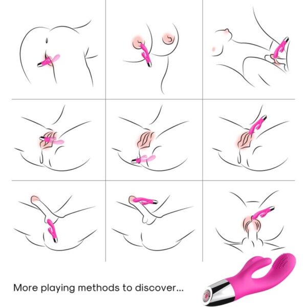 Armony - vibrador rabbit fucsia