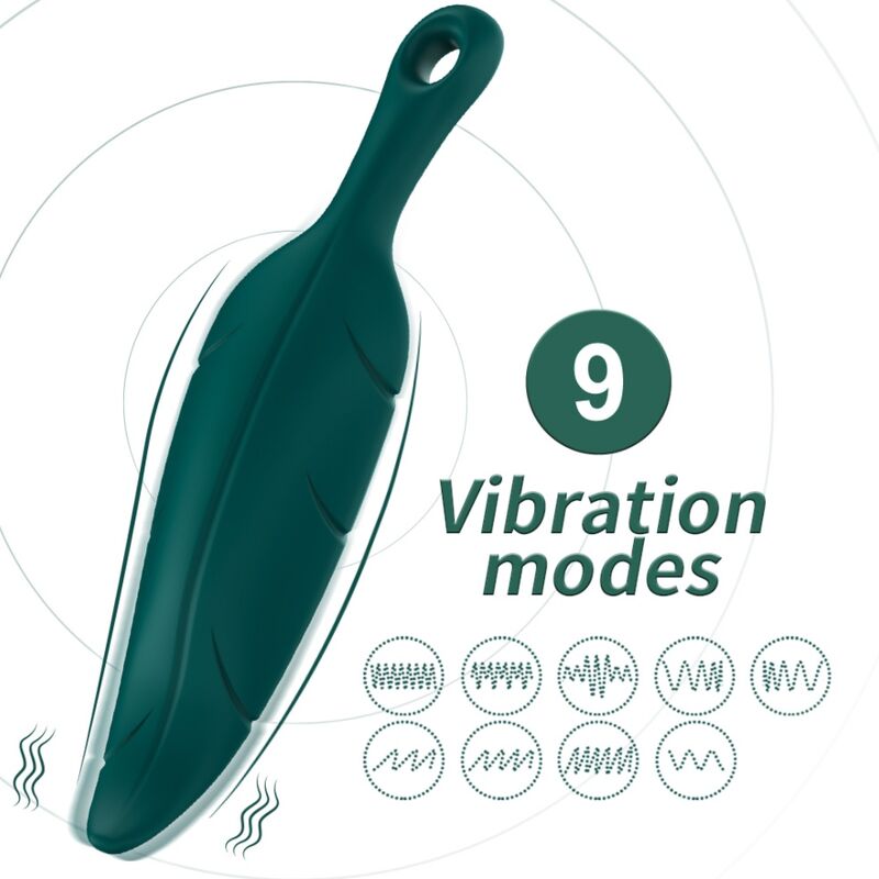 Armony - estimulador & vibrador hoja verde