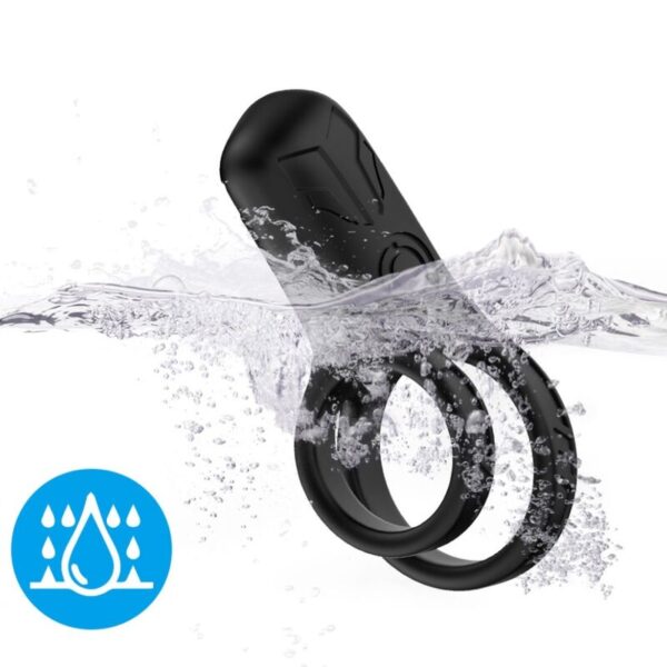 Armony - doble anillo vibrador negro