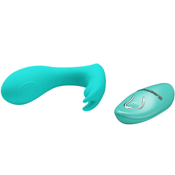 Pretty love - idabelle vibration & pulsation control remoto azul