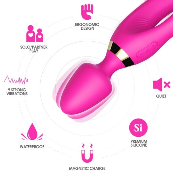 Armony - masajeador & vibrador rabbit fucsia