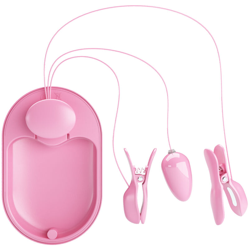 Pretty love - surprise box pinzas electro estimulacion rosa