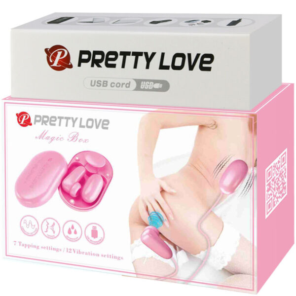 Pretty love - magic box bala vibradora & estimulador rosa