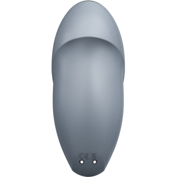 Satisfyer - tap & climax 1 vibrador lay-on gris