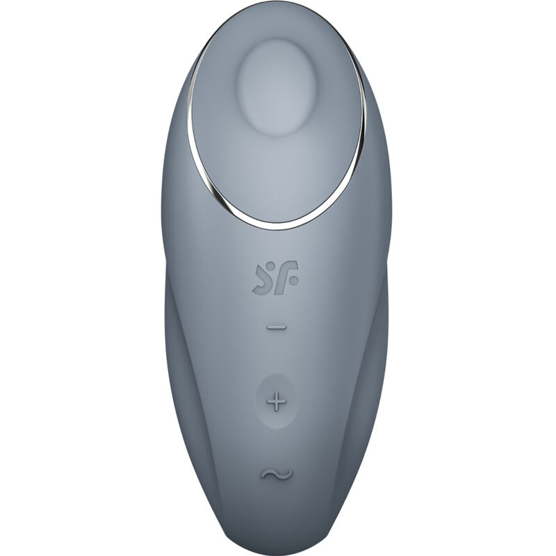 Satisfyer - tap & climax 1 vibrador lay-on gris