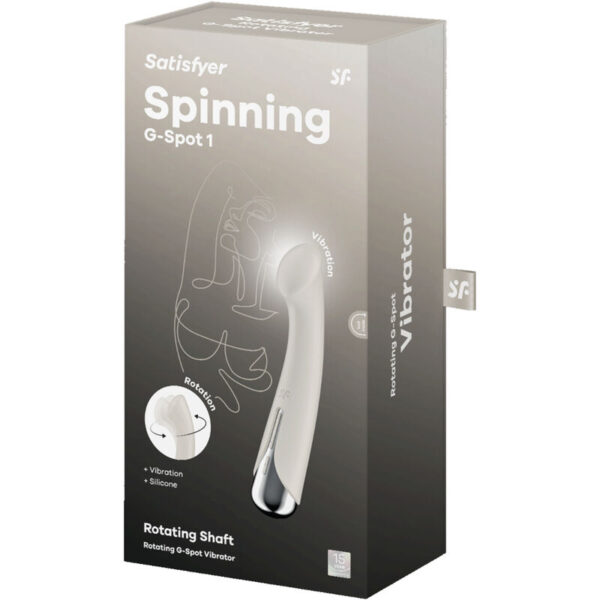 Satisfyer - spinning g-sport 1 vibrador rotador beige