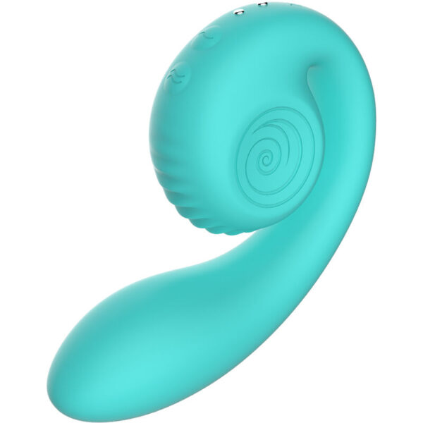 Snail vibe - gizi estimulador dual turquesa