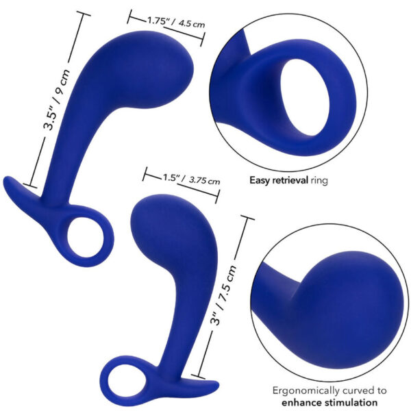 Calexotics - admiral set 2 plug anal azul