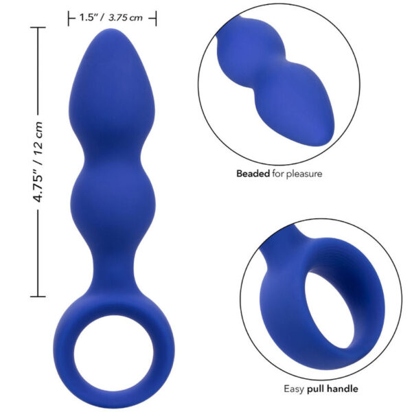 Calexotics - admiral plug anal avanzado azul