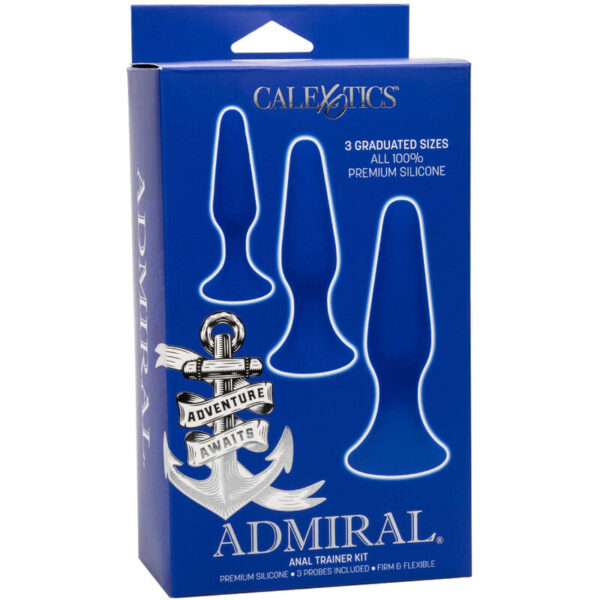 Calexotics - admiral kit 3 plug anal azul