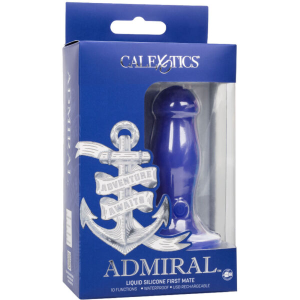 Calexotics - admiral first mate plug anal vibrador azul