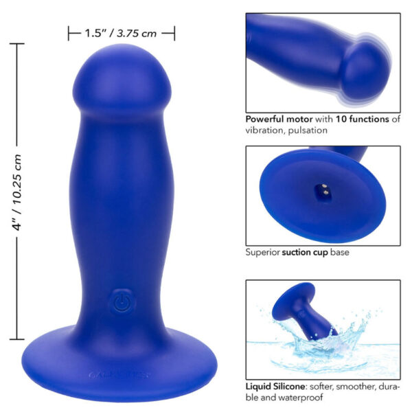 Calexotics - admiral first mate plug anal vibrador azul