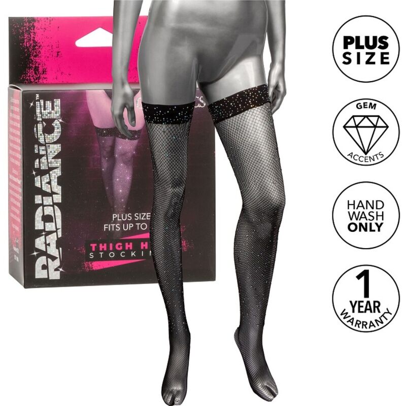 Calexotics - radiance medias hasta el muslo pedrerÍa talla grande