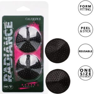 Calexotics - radiance pezoneras joya forma redonda