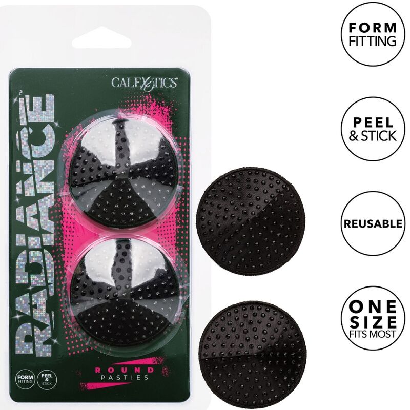 Calexotics - radiance pezoneras joya forma redonda