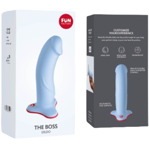 Fun factory - the boss dildo realistico celeste