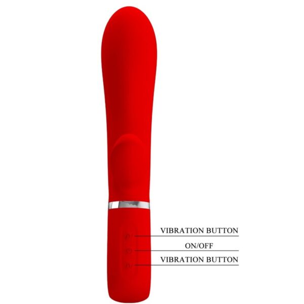 Pretty love - thomas vibrador punto g multifunciÓn rojo