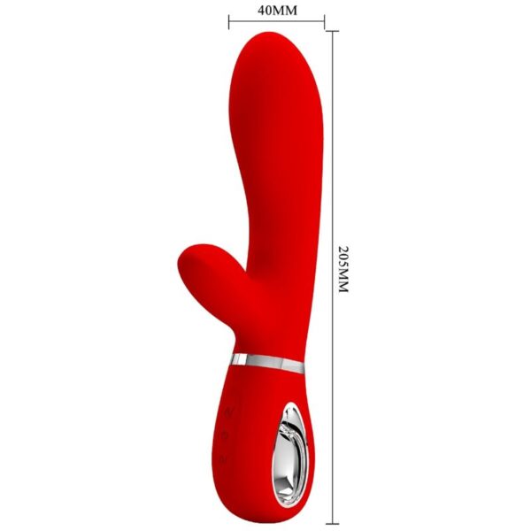 Pretty love - thomas vibrador punto g multifunciÓn rojo