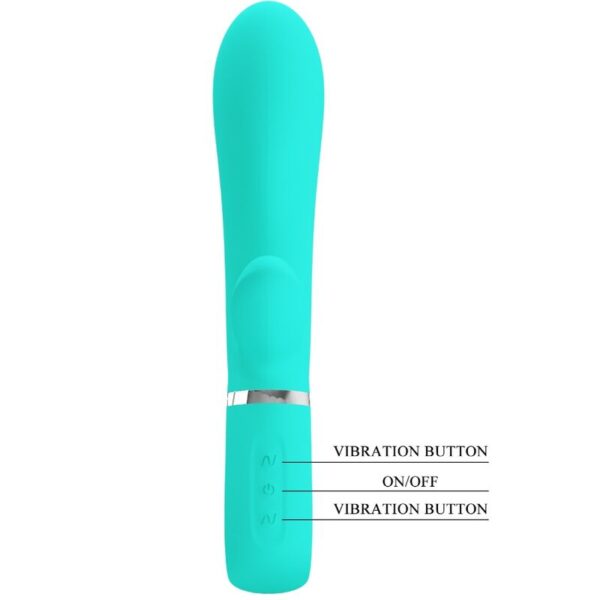 Pretty love - thomas vibrador punto g multifunciÓn verde agua