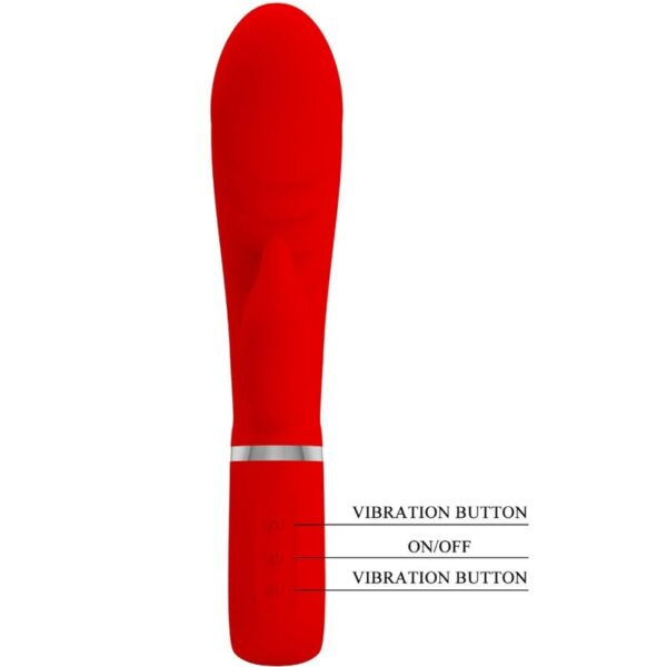 Pretty love - prescott vibrador punto g multifunciÓn rojo