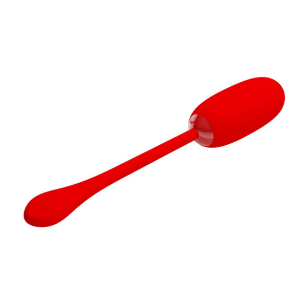Pretty love - julius huevo vibrador impermeble & recargable rojo