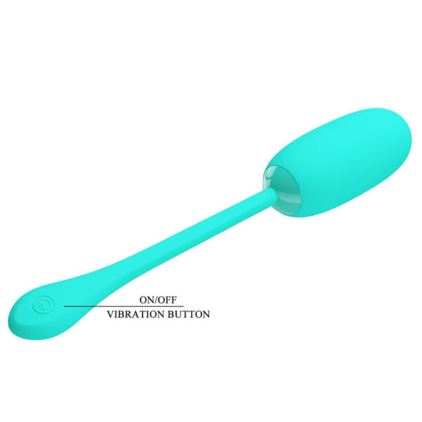 Pretty love - julius huevo vibrador impermeble & recargable verde agua