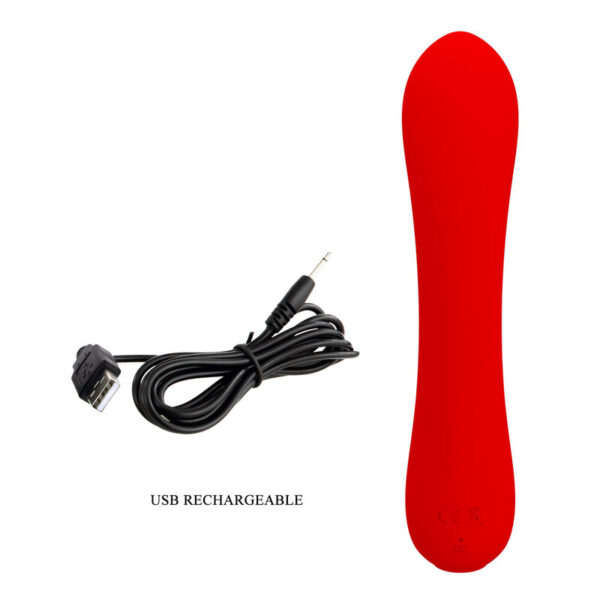 Pretty love - prescott vibrador recargable rojo