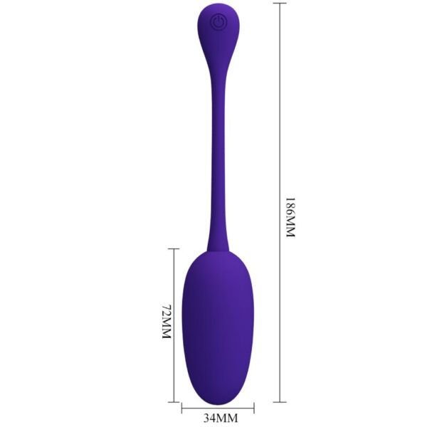 Pretty love - knucker huevo vibrador recargable lila