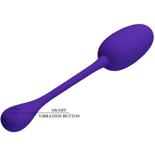 Pretty love - knucker huevo vibrador recargable lila