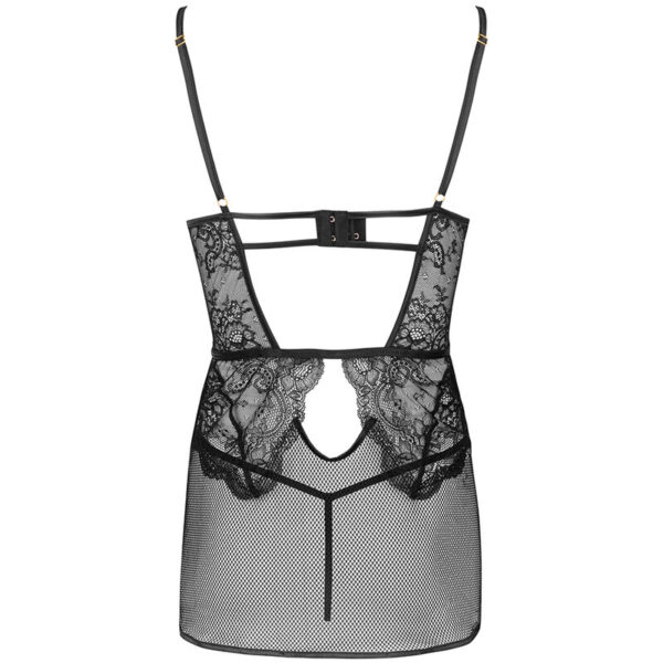 Livco corsetti fashion - baririn lc 90633 falda + panty negro l/xl