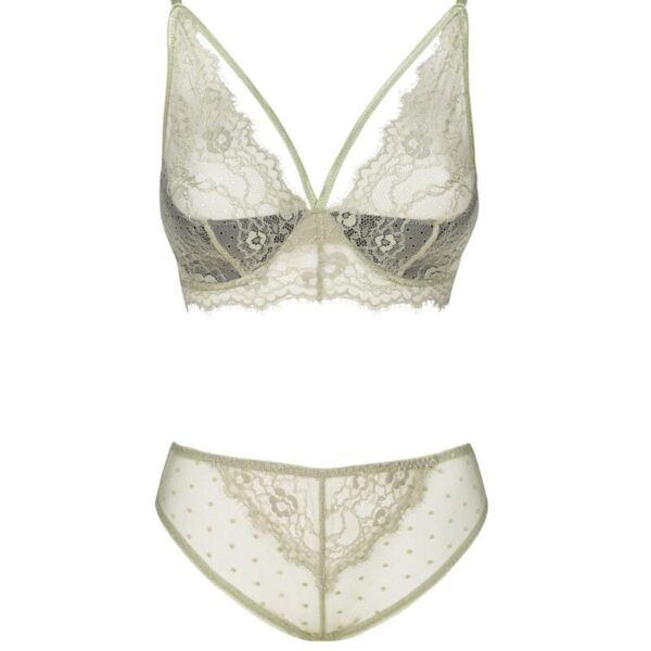 Livco corsetti fashion - pine lc 90667 sujetador + panty khaki l/xl