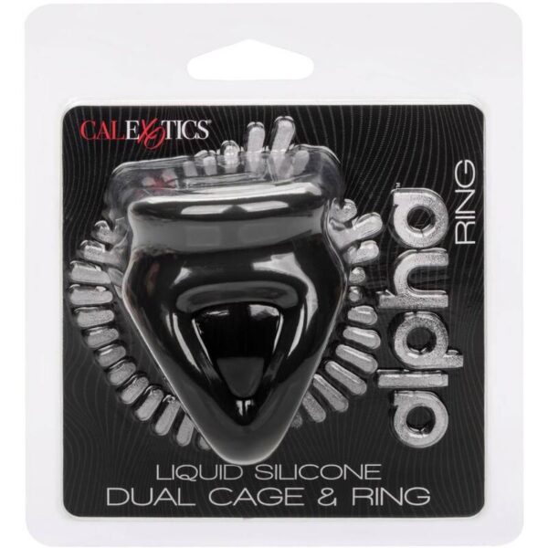 Calexotics - alpha anillo de jaula doble negro