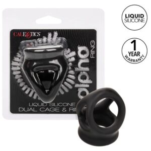 Calexotics - alpha anillo de jaula doble negro