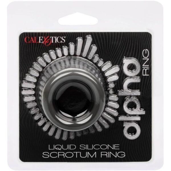 Calexotics - alpha anillo extensiÓn escroto doble negro