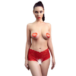 Chilirose - cr 4641 panties crotchless rojo l/xl